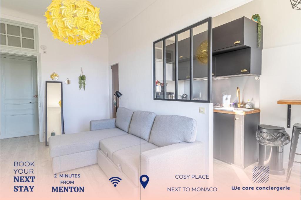 Charming Studio In The Heart Of Menton Eksteriør billede
